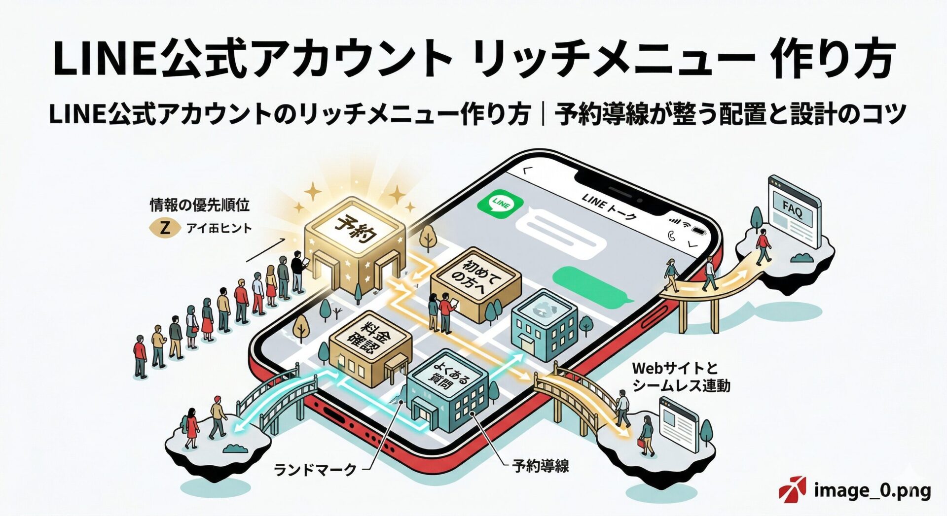 LINE公式アカウントのリッチメニュー作り方|予約導線が整う配置と設計のコツ