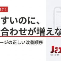 UI UXとは何かをテーマに、見やすいのに問い合わせが増えないホームページの改善順序を示したアイキャッチ画像